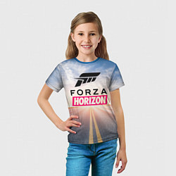Футболка детская Forza Horizon 5 Форза Хорайзен, цвет: 3D-принт — фото 2