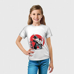 Футболка детская Айкидо Aikido, цвет: 3D-принт — фото 2