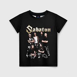 Футболка детская SABATON САБАТОН, цвет: 3D-принт