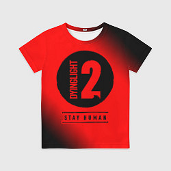 Футболка детская DYING LIGHT 2 Минимализм, цвет: 3D-принт
