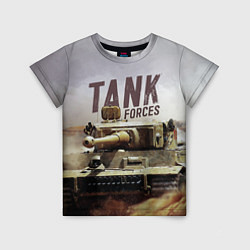 Футболка детская Forces Tank, цвет: 3D-принт