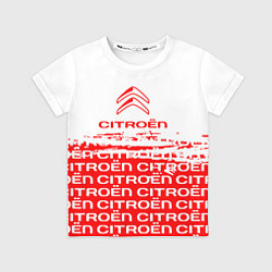 Футболка детская Citroen Паттерн, цвет: 3D-принт