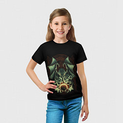 Футболка детская Величайший Ктулху, цвет: 3D-принт — фото 2