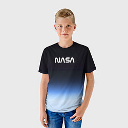 Футболка детская NASA с МКС, цвет: 3D-принт — фото 2