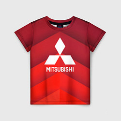 Футболка детская Митсубиси mitsubishi, цвет: 3D-принт
