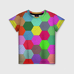 Футболка детская Геометрический узор Pattern, цвет: 3D-принт