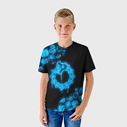 Футболка детская МЕЛИОДАС НЕОНОВЫЙ 7 СМЕРТНЫХ ГРЕХОВ, цвет: 3D-принт — фото 2