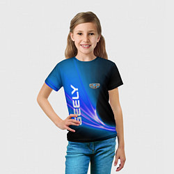 Футболка детская Geely Automobile, цвет: 3D-принт — фото 2