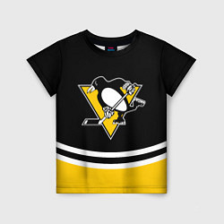 Футболка детская Pittsburgh Penguins Питтсбург Пингвинз, цвет: 3D-принт