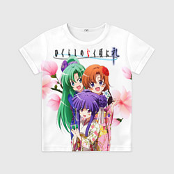 Футболка детская Когда плачут цикады, персонажи девушки, цвет: 3D-принт