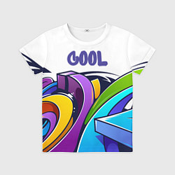 Футболка детская Уличное граффити!, цвет: 3D-принт