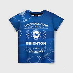 Футболка детская Brighton FC 1, цвет: 3D-принт