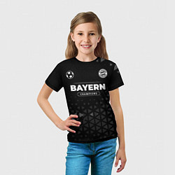 Футболка детская Bayern Форма Чемпионов, цвет: 3D-принт — фото 2