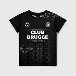 Футболка детская Club Brugge Форма Champions, цвет: 3D-принт