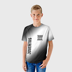 Футболка детская JUVENTUS Juventus Градиент, цвет: 3D-принт — фото 2