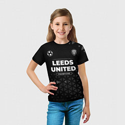 Футболка детская Leeds United Форма Champions, цвет: 3D-принт — фото 2