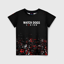 Футболка детская Watch Dogs 2 Брызги красок, цвет: 3D-принт