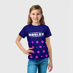 Футболка детская ROBLOX Гранж, цвет: 3D-принт — фото 2