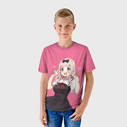 Футболка детская Чика на позитиве, цвет: 3D-принт — фото 2