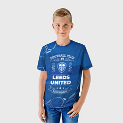 Футболка детская Leeds United Football Club Number 1, цвет: 3D-принт — фото 2