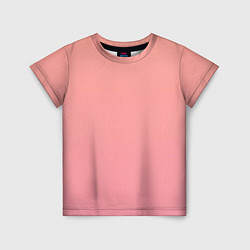 Футболка детская Gradient Roseanna Orange to pink, цвет: 3D-принт