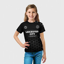 Футболка детская Leicester City Champions Uniform, цвет: 3D-принт — фото 2