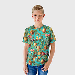 Футболка детская Ассорти Фруктов, цвет: 3D-принт — фото 2