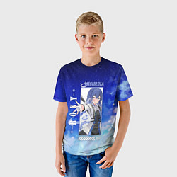 Футболка детская РЕИНКАРНАЦИЯ БЕЗРАБОТНОГО РОКСИ, цвет: 3D-принт — фото 2