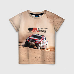 Футболка детская Toyota Gazoo Racing Desert Rally, цвет: 3D-принт