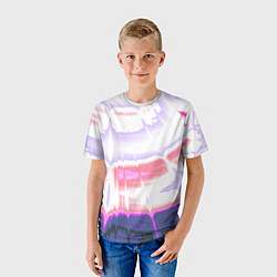 Футболка детская Тай-дай Абстракция Tie-Dye, цвет: 3D-принт — фото 2