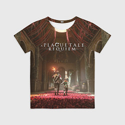 Футболка детская Амиция и Гуго A Plague Tale Requiem, цвет: 3D-принт