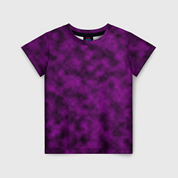 Футболка детская Черно-пурпурная облачность, цвет: 3D-принт