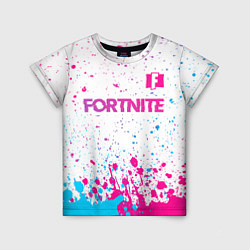 Футболка детская Fortnite Neon Gradient, цвет: 3D-принт