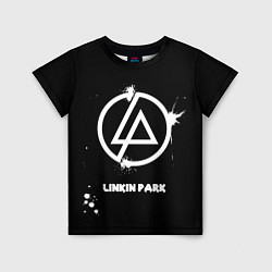 Футболка детская Linkin Park логотип краской, цвет: 3D-принт