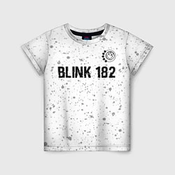 Футболка детская Blink 182 Glitch на светлом фоне, цвет: 3D-принт