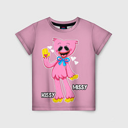 Футболка детская POPPY PLAYTIME КИССИ МИССИ ПОППИ ПЛЕЙТАЙМ, цвет: 3D-принт