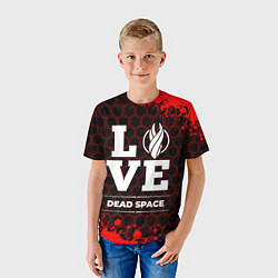 Футболка детская Dead Space Love Классика, цвет: 3D-принт — фото 2