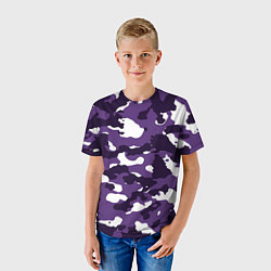 Футболка детская Amethyst Purple Аметист, цвет: 3D-принт — фото 2