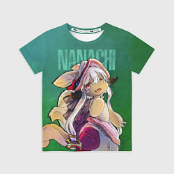 Футболка детская Made in Abyss аниме Наначи, цвет: 3D-принт