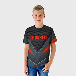 Футболка детская CrossFit - Техно броня, цвет: 3D-принт — фото 2