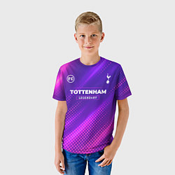 Футболка детская Tottenham legendary sport grunge, цвет: 3D-принт — фото 2
