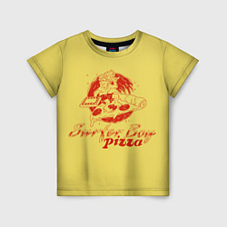Футболка детская Stranger Things 4 - Surfer boy pizza, цвет: 3D-принт