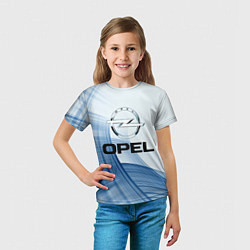 Футболка детская Opel - logo, цвет: 3D-принт — фото 2