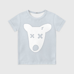 Футболка детская Собачка - Удалённая страница ВК, цвет: 3D-принт