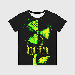 Футболка детская Stalker neon flower, цвет: 3D-принт