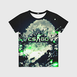 Футболка детская CS GO green, цвет: 3D-принт
