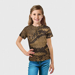 Футболка детская Кожа питона - fashion 2028, цвет: 3D-принт — фото 2