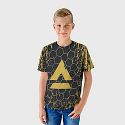 Футболка детская BattleTech - соты, цвет: 3D-принт — фото 2