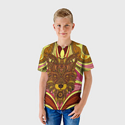 Футболка детская Изображение лисы, цвет: 3D-принт — фото 2