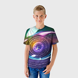 Футболка детская Глаз Вселенной, цвет: 3D-принт — фото 2
